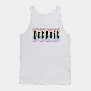 LGBTQ PATTERN AMERICA DETROIT Tank Top